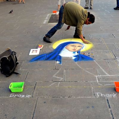 Assisi - Santa Chiara - Street Art