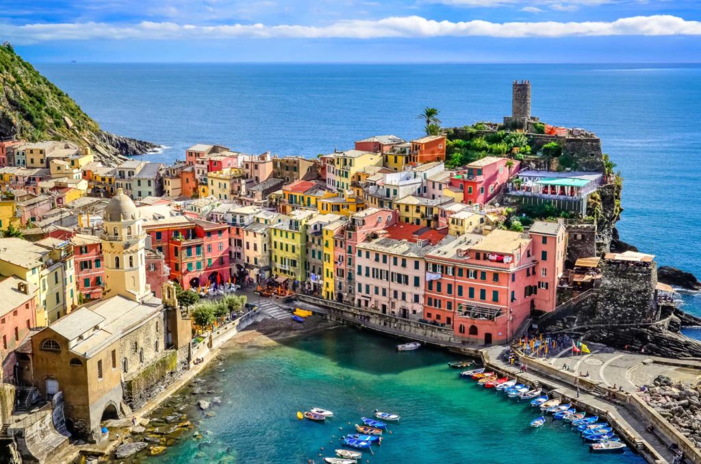 Amazing view of Cinque Terre, Liguria, Italy - 20 regions of Italy