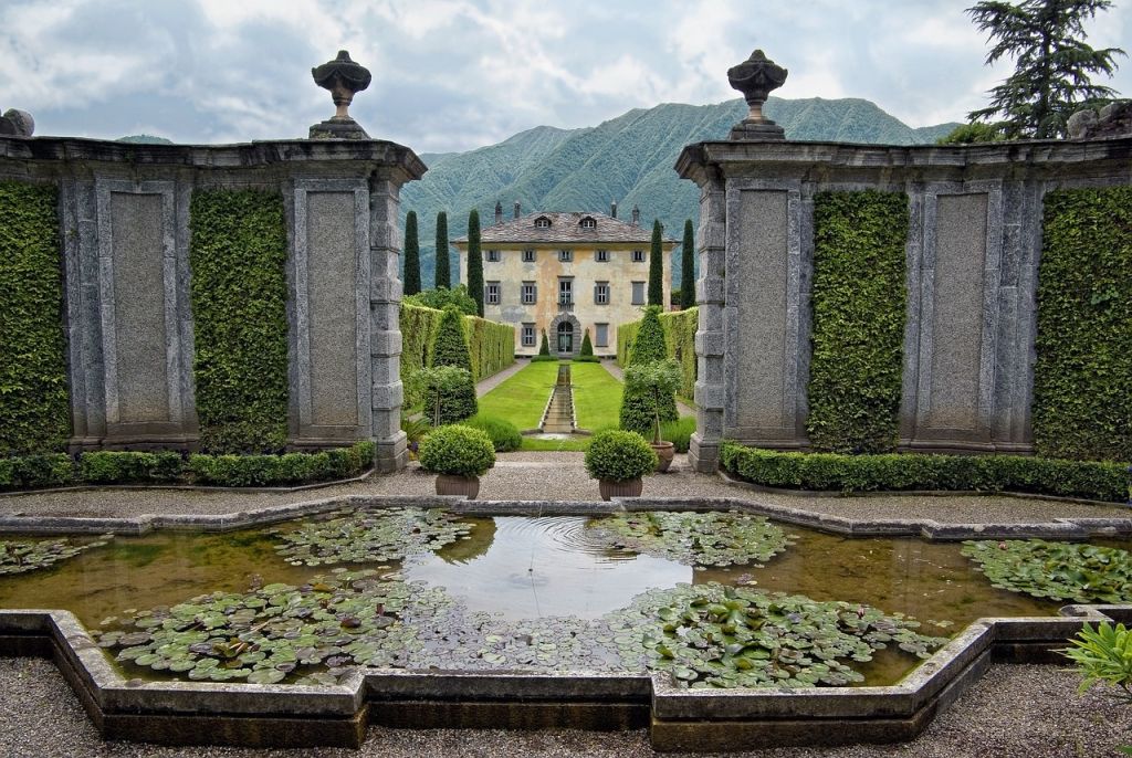 Villa Balbiano on Como Lake